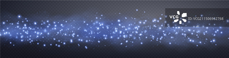 蓝色闪光点粒子星光魔法图片素材