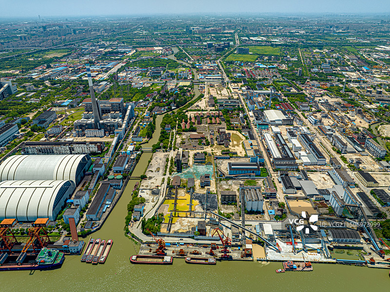 龙吴路4900号棱光实业工业老厂房 原吴泾砖瓦厂 上海石英玻璃厂 吴泾化工区 上海闵行区黄浦江西岸图片素材