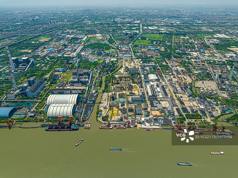 龙吴路4900号棱光实业工业老厂房 原吴泾砖瓦厂 上海石英玻璃厂 吴泾化工区 上海闵行区黄浦江西岸图片素材