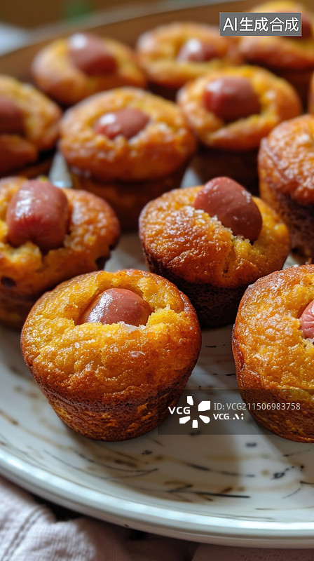 【AI数字艺术】烘培蛋挞美食图片素材