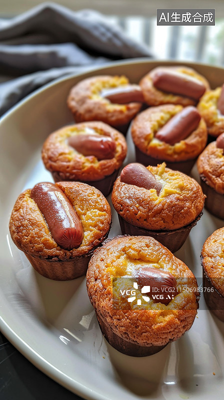 【AI数字艺术】烘培蛋挞美食图片素材
