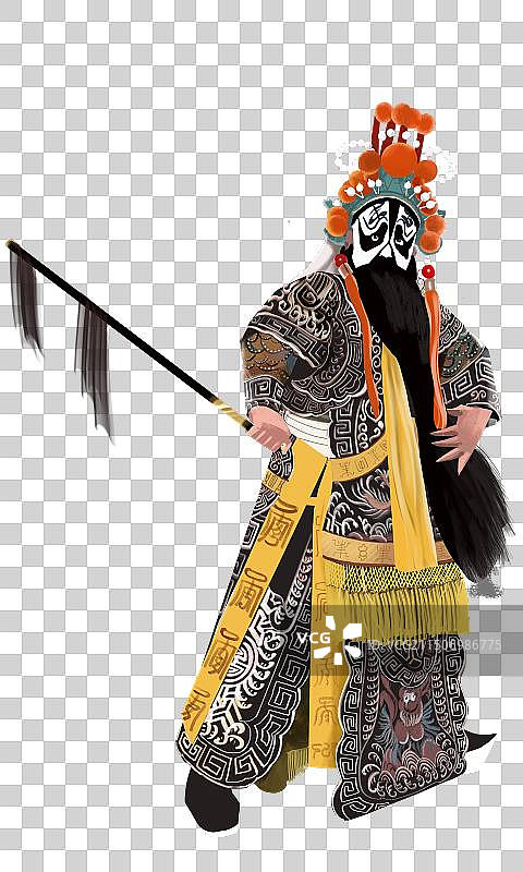 项羽 花脸扮相图片素材