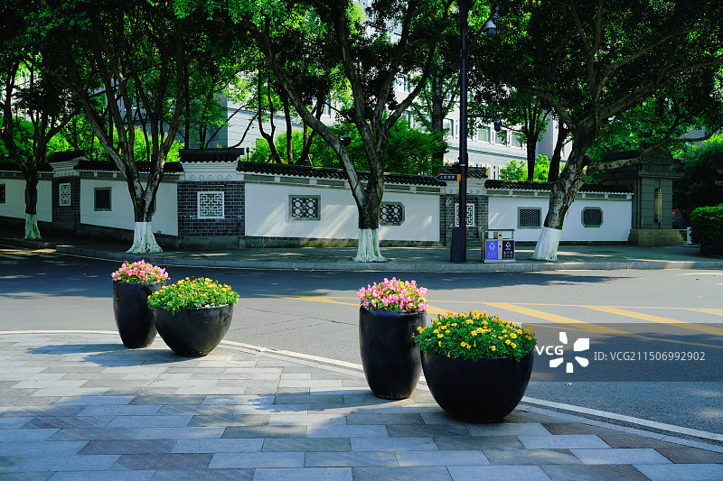 重庆市中山四路 抗战文化一条街   重庆最美一条街图片素材