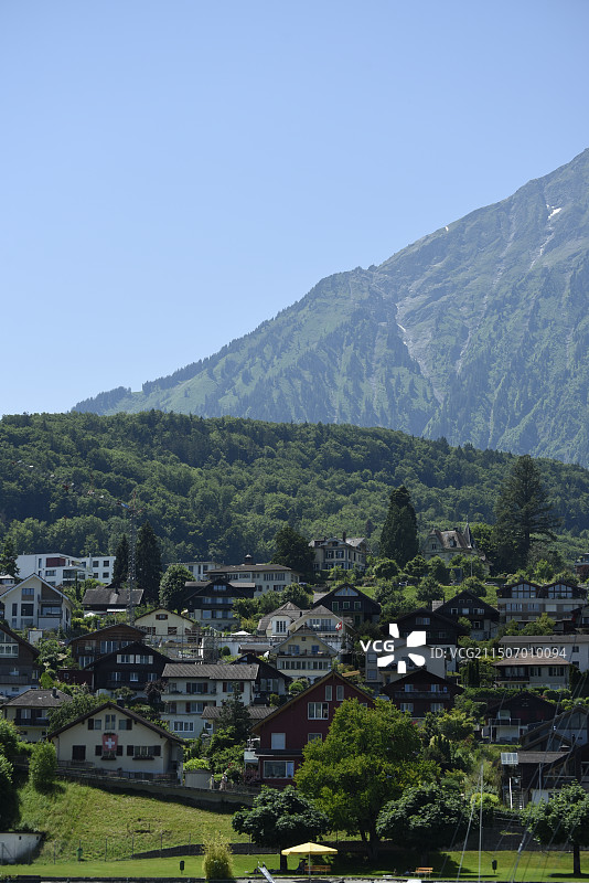 瑞士小镇图片素材