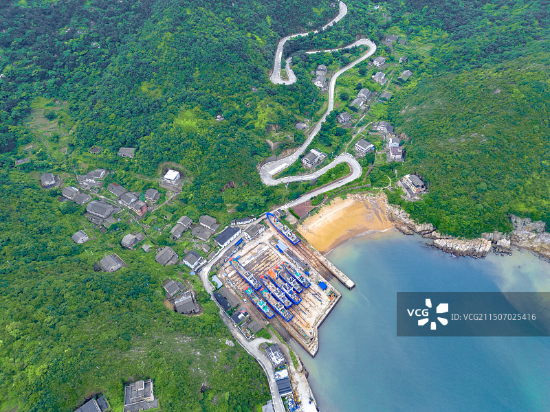 舟山虾峙黄石村图片素材