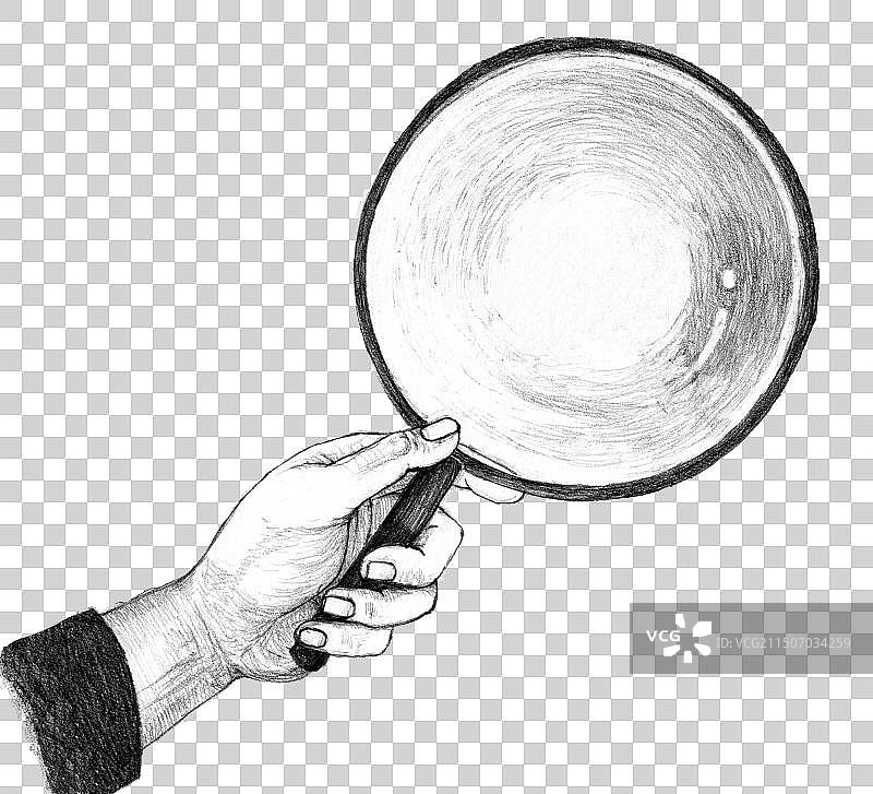 放大镜图片素材