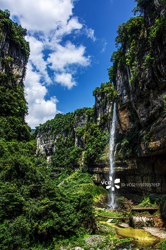 恩施大峡谷  云龙地缝图片素材