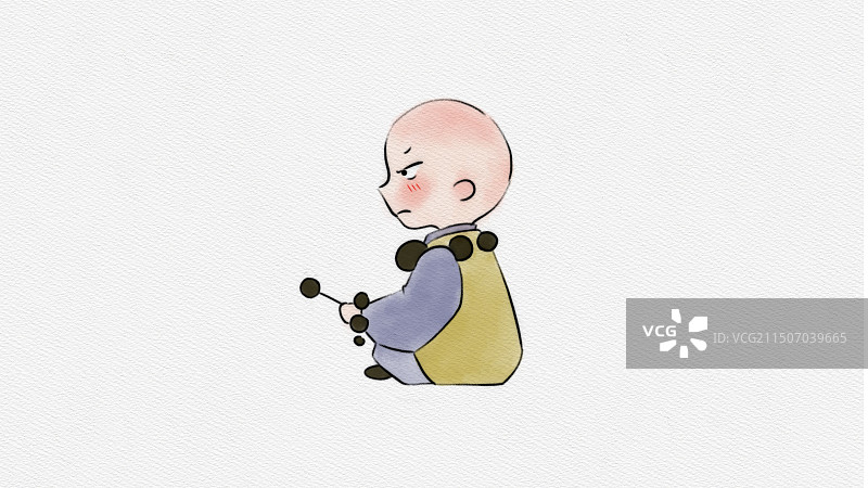 小和尚图片素材