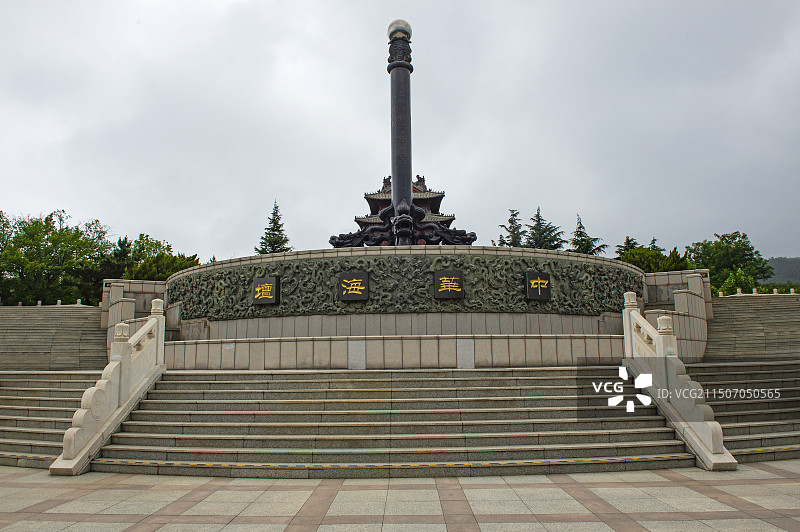 山东威海，刘公岛，中华海坛。图片素材