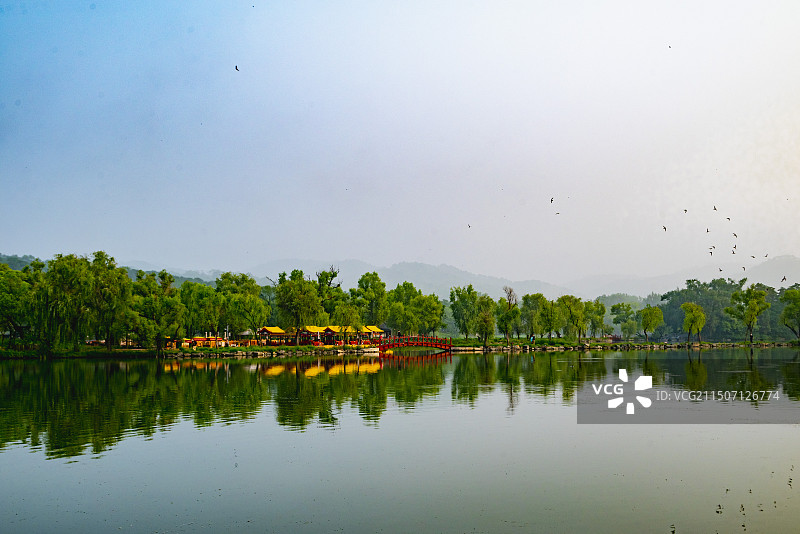 避暑山庄荷花图片素材