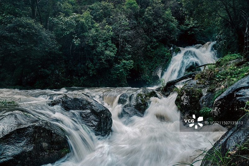 抚州金竹飞瀑景区图片素材