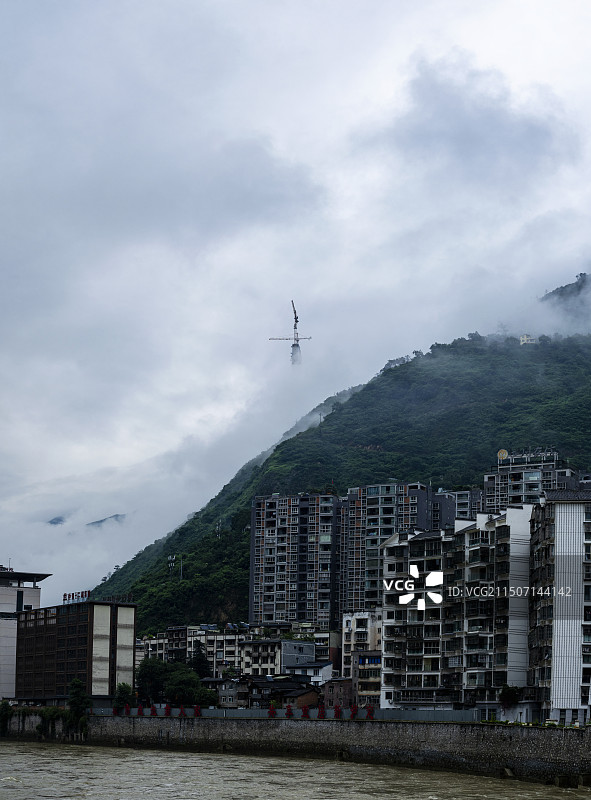 四川泸定县图片素材