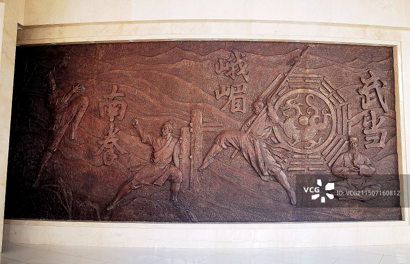 大连武术文化博物馆之展厅内部景观（辽宁省大连市）图片素材