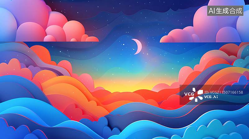 【AI数字艺术】中国风古风画卷人物历史长河古今场景插图图片素材