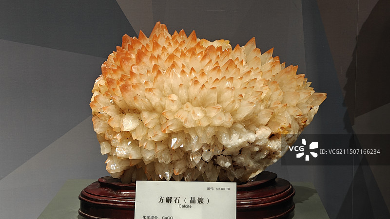 方解石（晶簇）图片素材