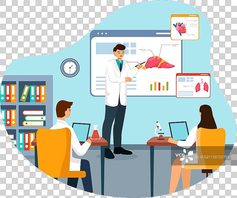 医学院学生听讲图片素材