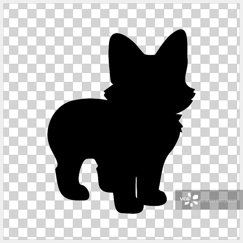 卡通吉娃娃狗涂鸦图片素材