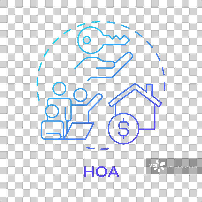 蓝色渐变概念图标图片素材