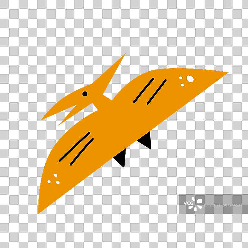 扁平小翼龙图片素材