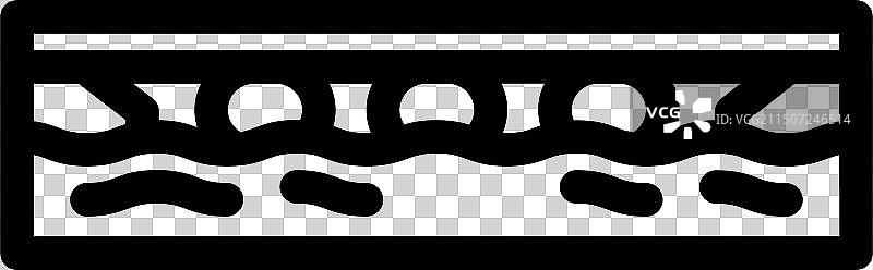 浮桥线条图标图片素材