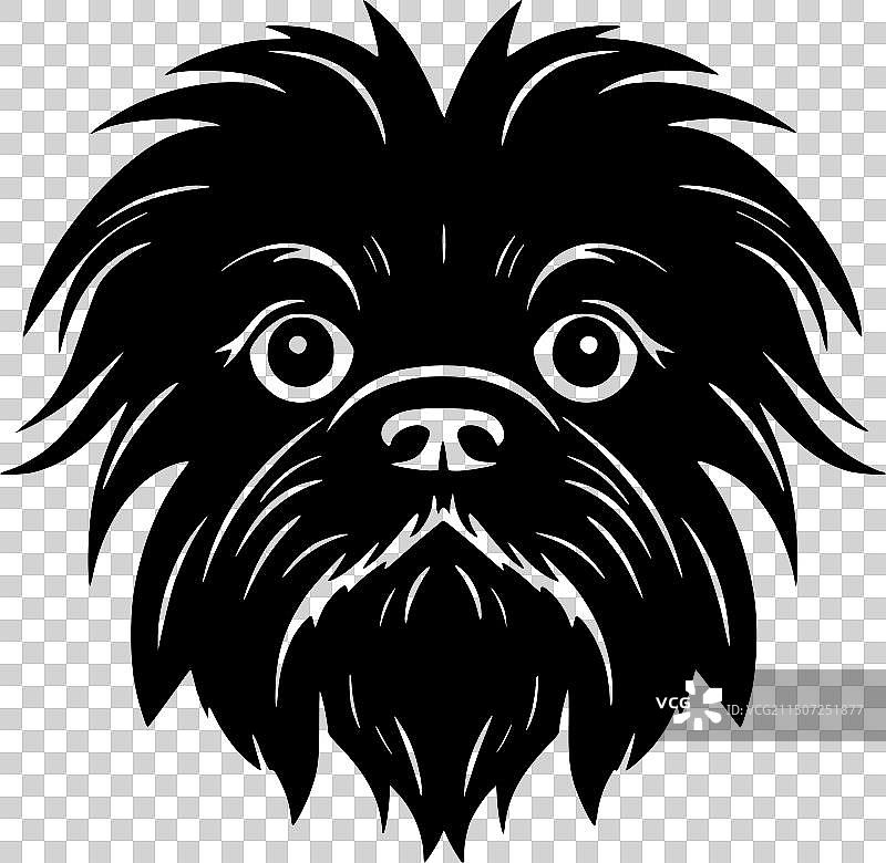 艾芬品犬 - 简约扁平风logo图片素材