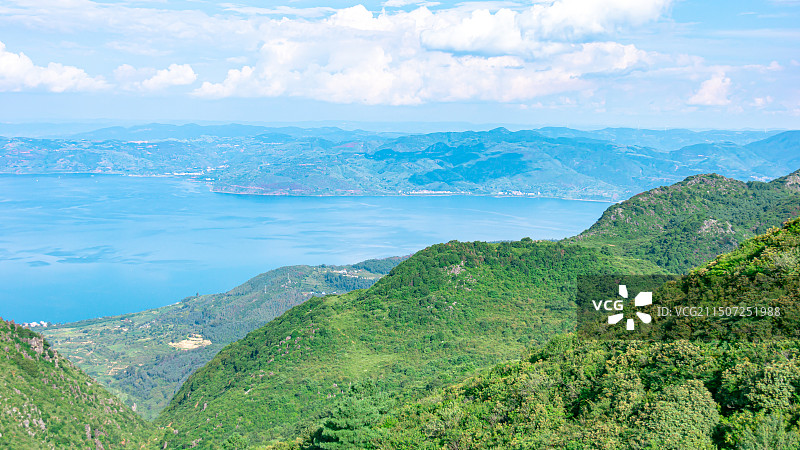 云南昆明十峰之晋宁谷堆山徒步风光图片素材