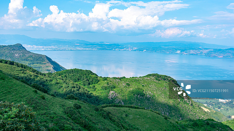 云南昆明十峰之晋宁谷堆山徒步风光图片素材