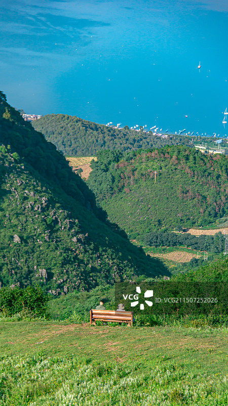 云南昆明十峰之晋宁谷堆山徒步风光图片素材