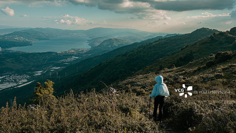 昆明十峰之宜良老爷山徒步风光图片素材