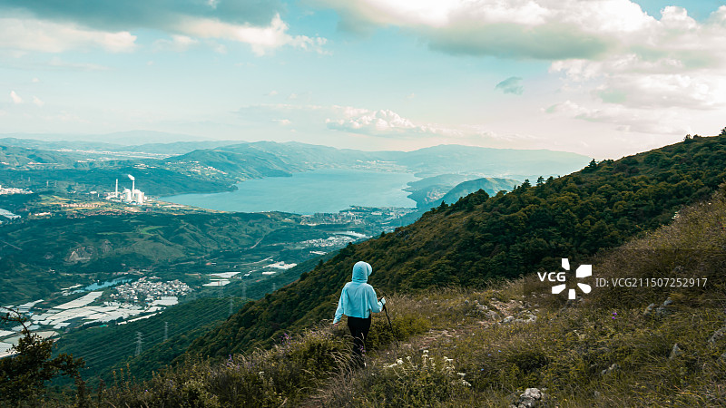 昆明十峰之宜良老爷山徒步风光图片素材