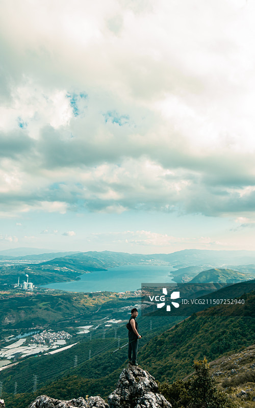 昆明十峰之宜良老爷山徒步风光图片素材