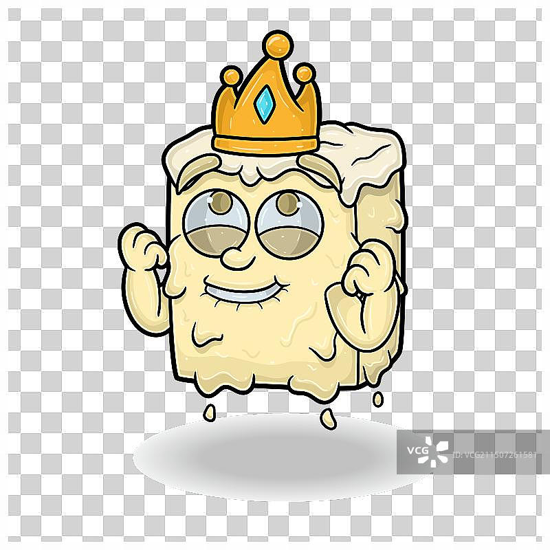 麦淇淋吉祥物卡通快乐表情图片素材