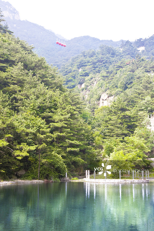 山东省临沂市“蒙山森林公园”风光图片素材