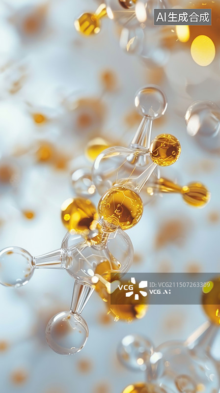 【AI数字艺术】白色背景下的DNA特写镜头图片素材