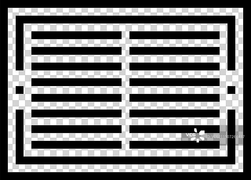 通风格栅线条图标图片素材