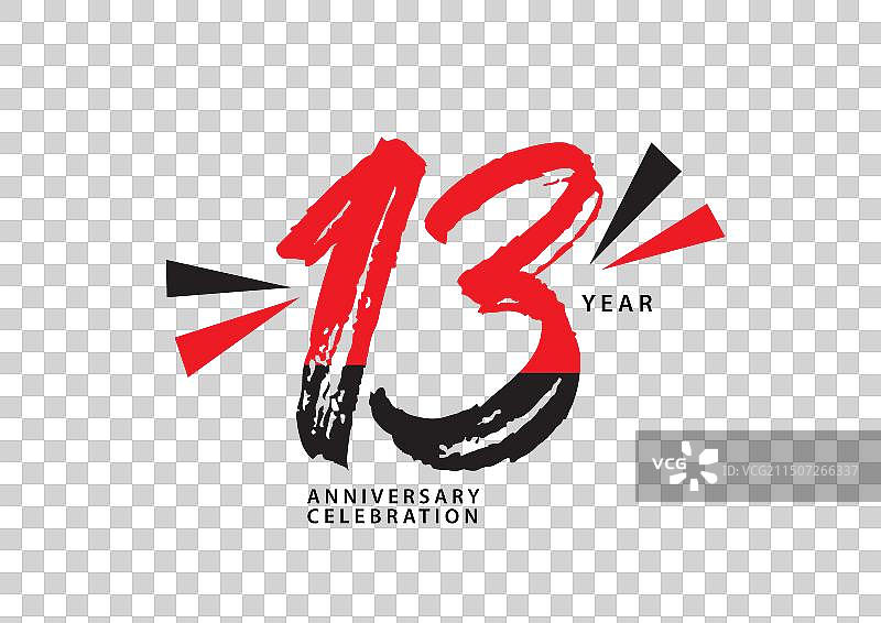 13周年庆典标志图片素材