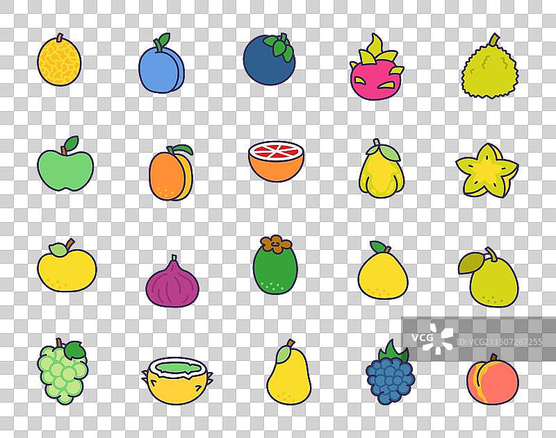 手绘多汁水果产品异国美食图片素材