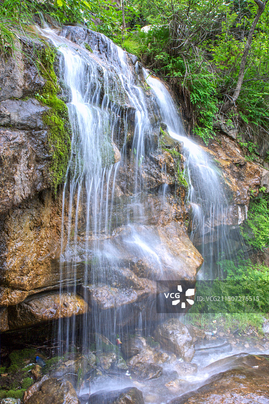 河北省保定市“阜平天生桥”景区风光图片素材