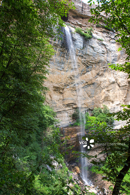河北省保定市“阜平天生桥”景区风光图片素材
