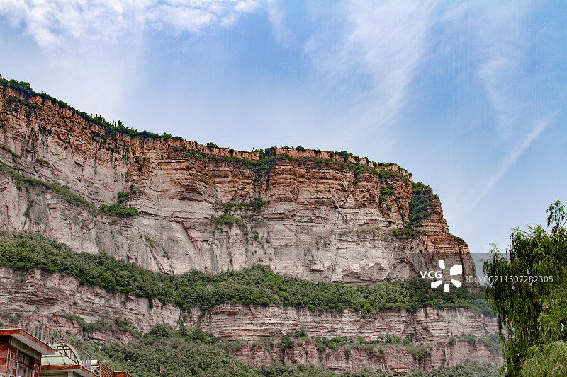 北雄风光百里画廊人间仙境仙霞谷的太行峡谷图片素材