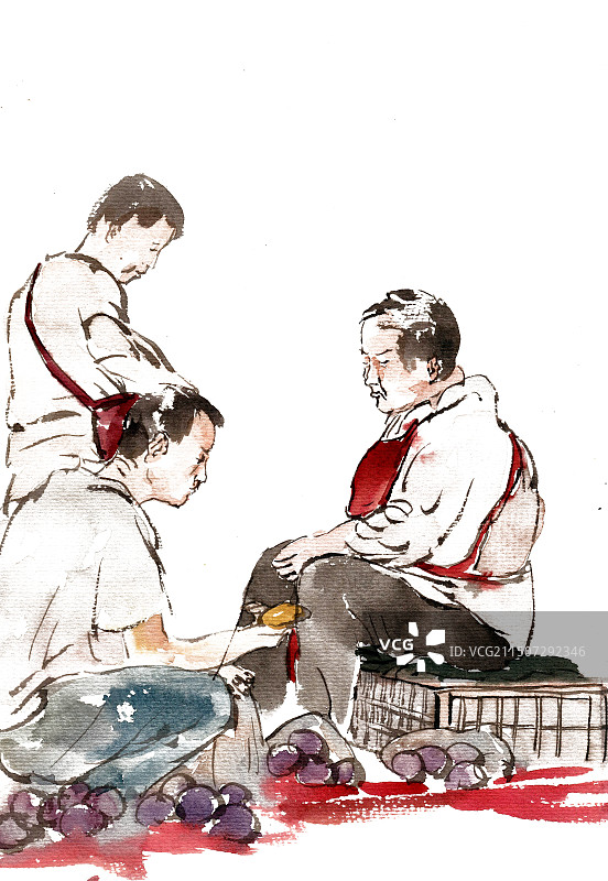 街边摊买菜图片素材