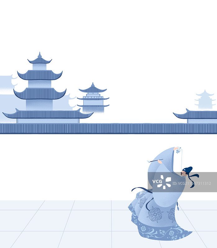 李白诗画-将进酒图片素材