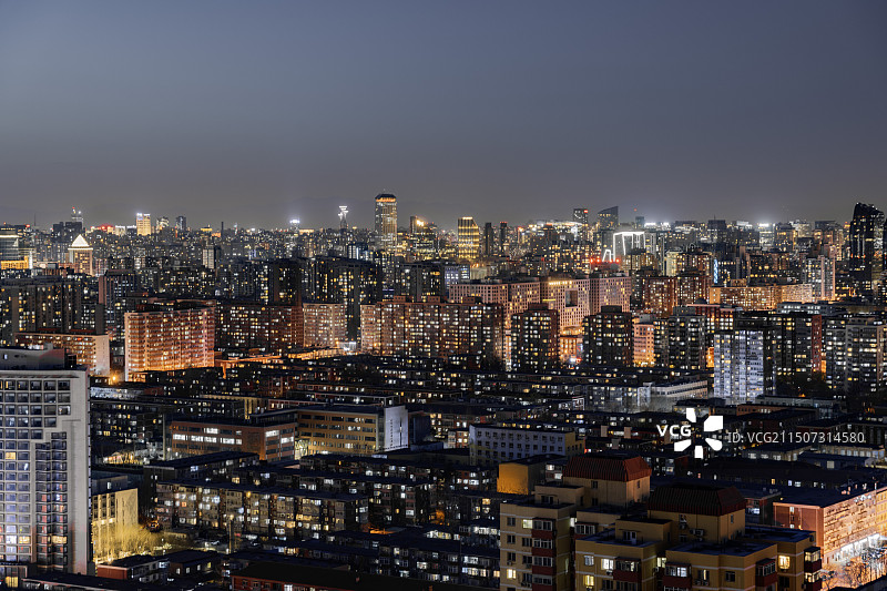 万家灯火图片素材