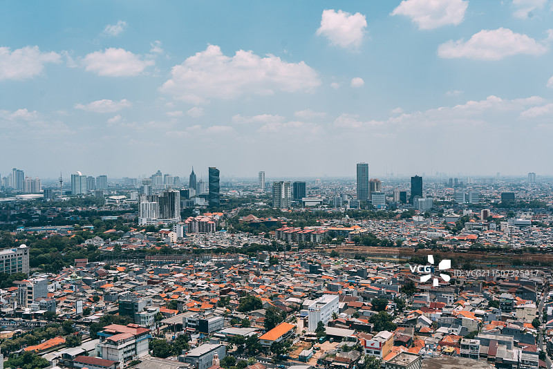 雅加达市区俯瞰图片素材