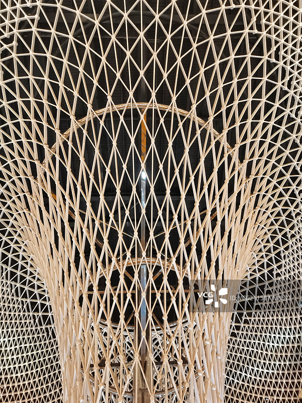 佛山市罗浮宫顶部线条特写之三图片素材