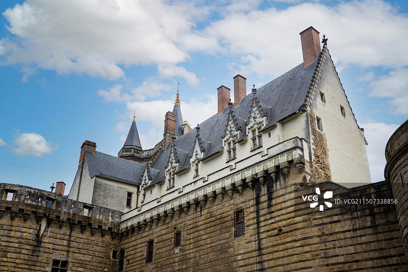 法国南特布列塔尼公爵城堡图片素材