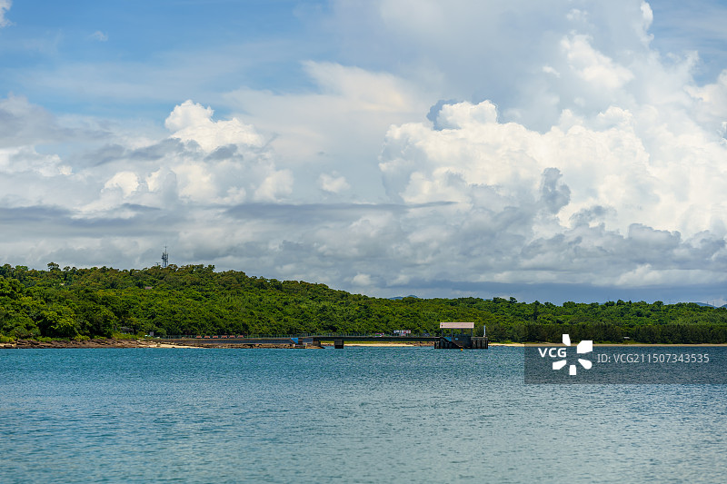 深圳大鹏湾，大鹏半岛景色图片素材