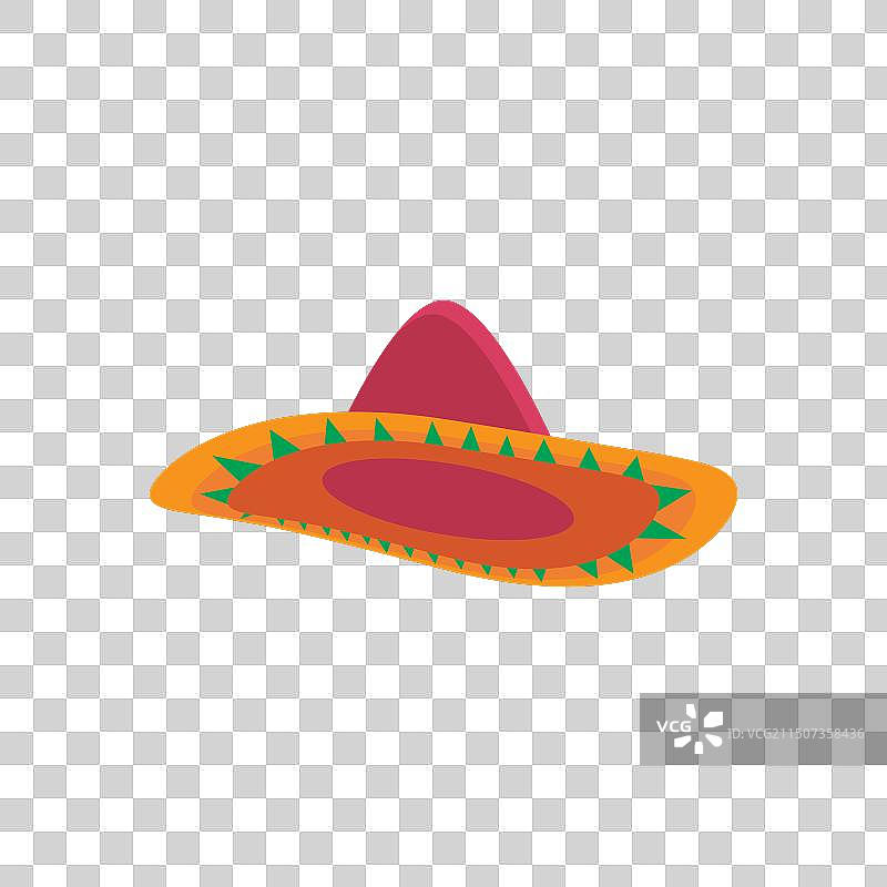 墨西哥草帽图标图片素材