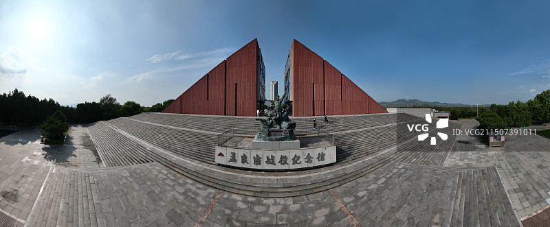 山东省临沂市蒙阴县垛庄孟良崮战役纪念馆图片素材