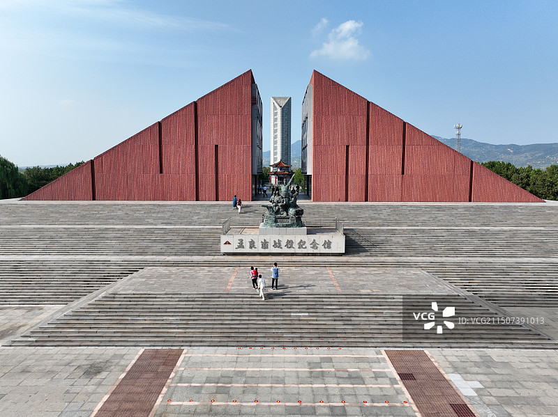 山东省临沂市蒙阴县垛庄孟良崮战役纪念馆图片素材